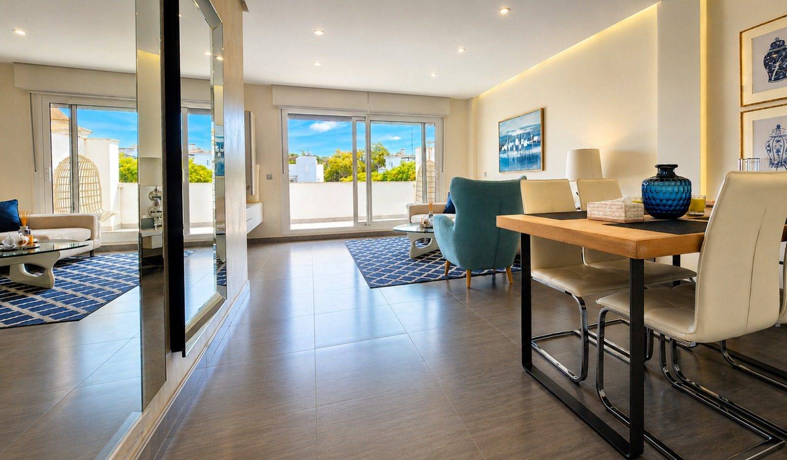 Residential atmosphere in Marbella apartment